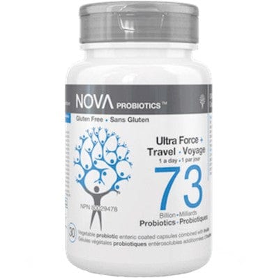 NOVA Ultra-Force & Travel Probiotic 73 Billion, 30 Capsules
