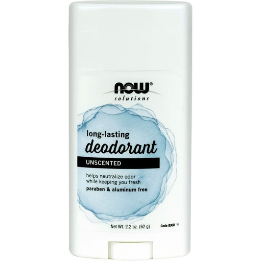 NOW Deodorant Stick Unscented 62g