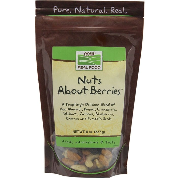 NOW Nuts about Berries Snack Mix, 227g