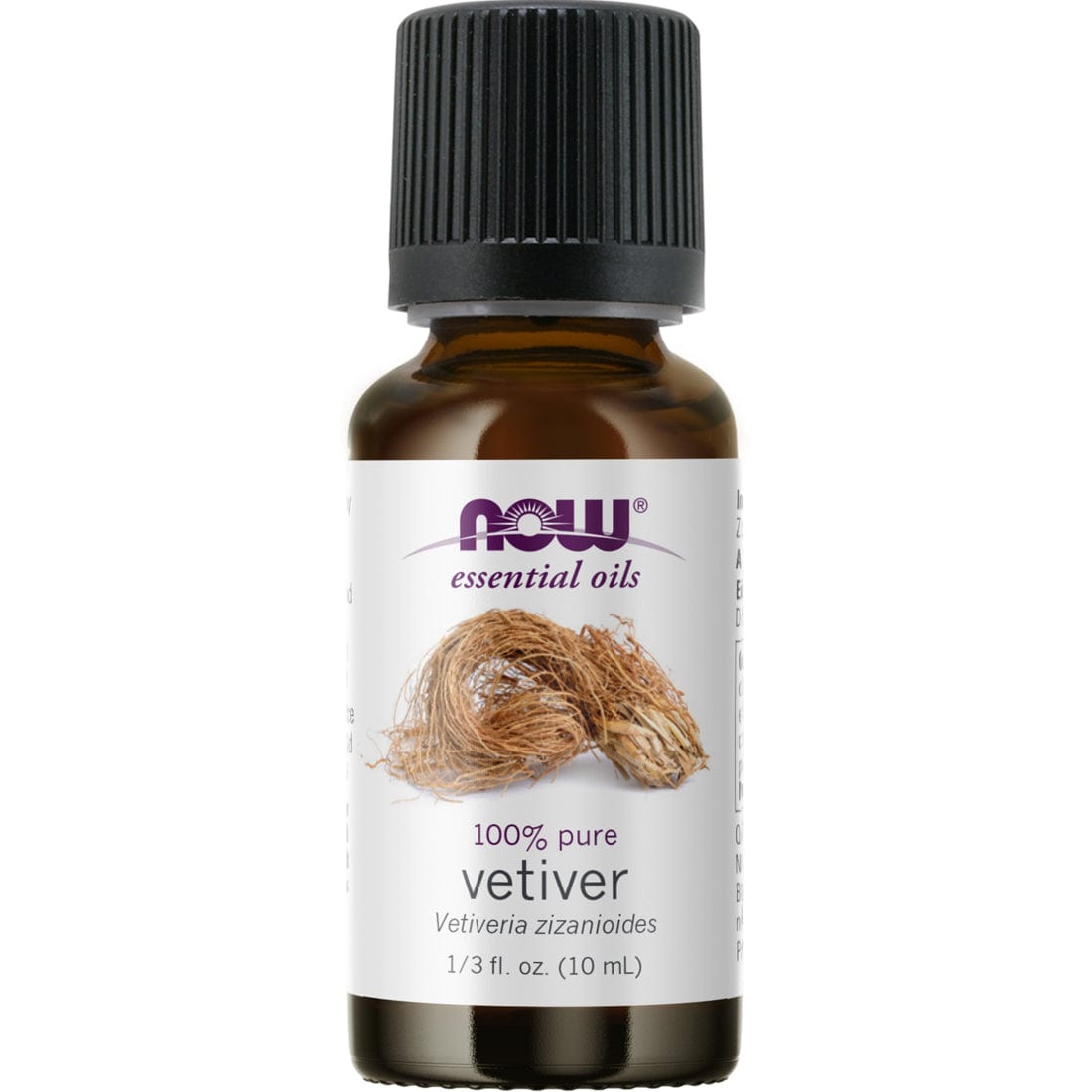 NOW Vetiver Essential Oil, 10ml