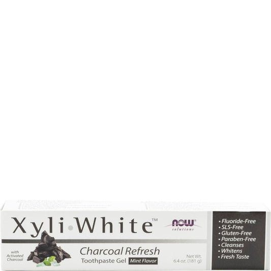 NOW Xyliwhite Charcoal Refresh – Mint Toothpaste 181g