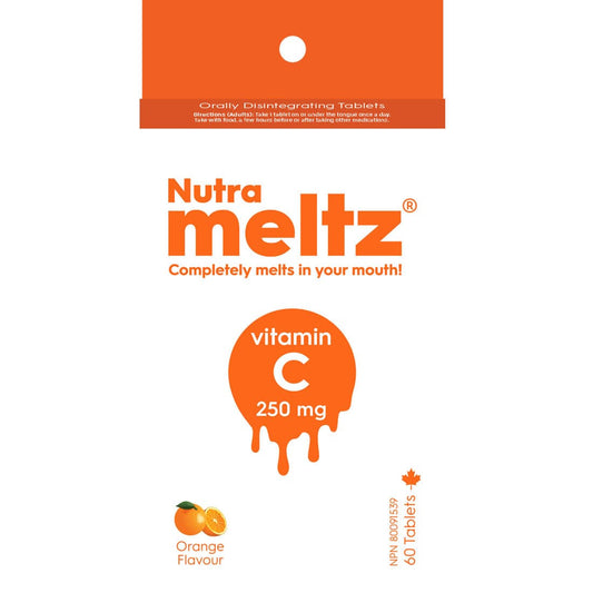 Nutrameltz Vitamin C 250mg, 60 Orally Dissolving Tablets