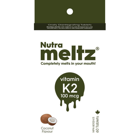 Nutrameltz Vitamin K2 100mcg, 60 Orally Dissolving Tablets