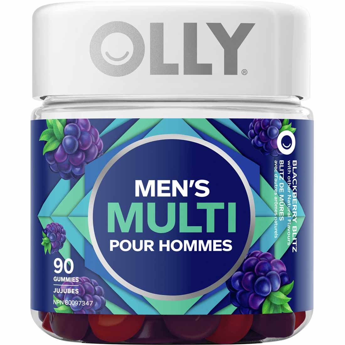 Olly Gummy Vitamins Men's Multivitamin, 90 Gummies