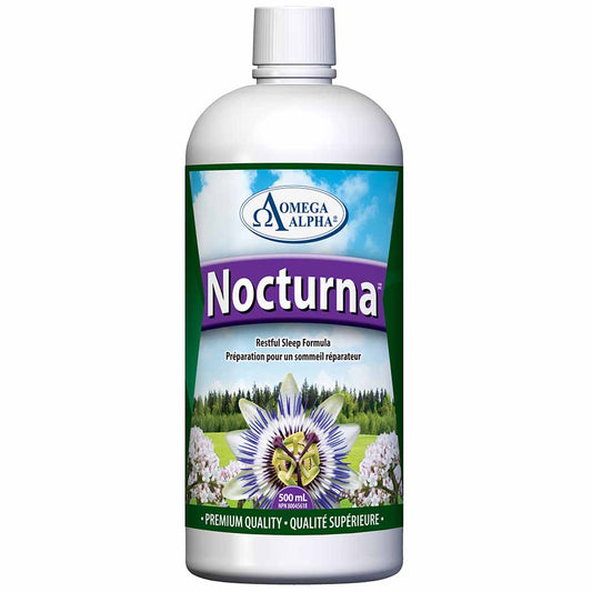 Omega Alpha Nocturna (Sleep and Anxiety Support), Natural Peppermint Flavour, 500ml