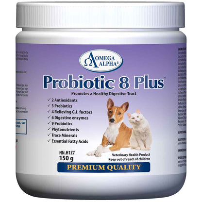 Omega Alpha Probiotic 8 Plus (Animal)