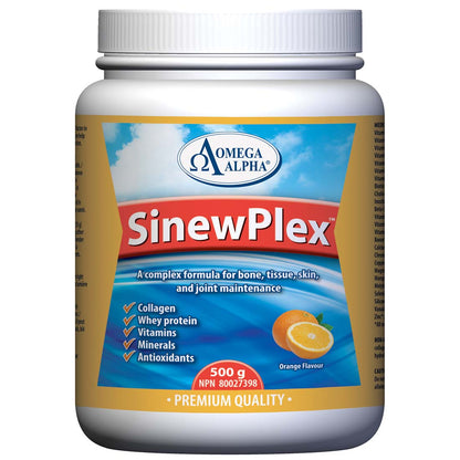 Omega Alpha SinewPlex Powder, Supports Bone, Tissue, Joint and Skin Health