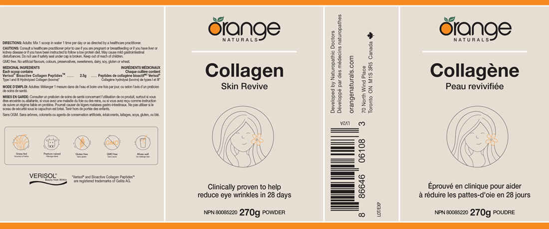 Orange Naturals Collagen Skin Revive Powder, 270g