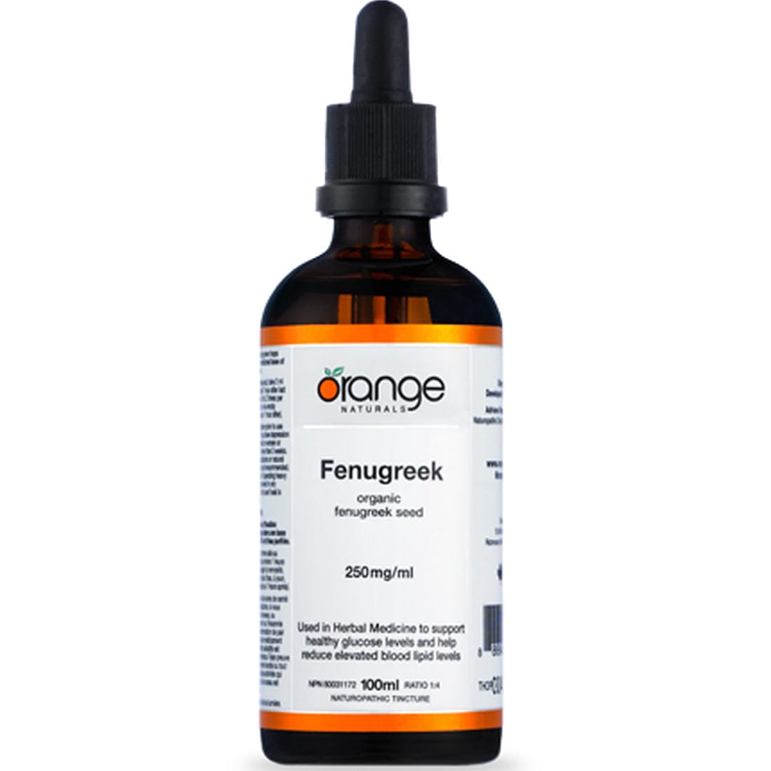 Orange Naturals Fenugreek, 100 ml Tincture