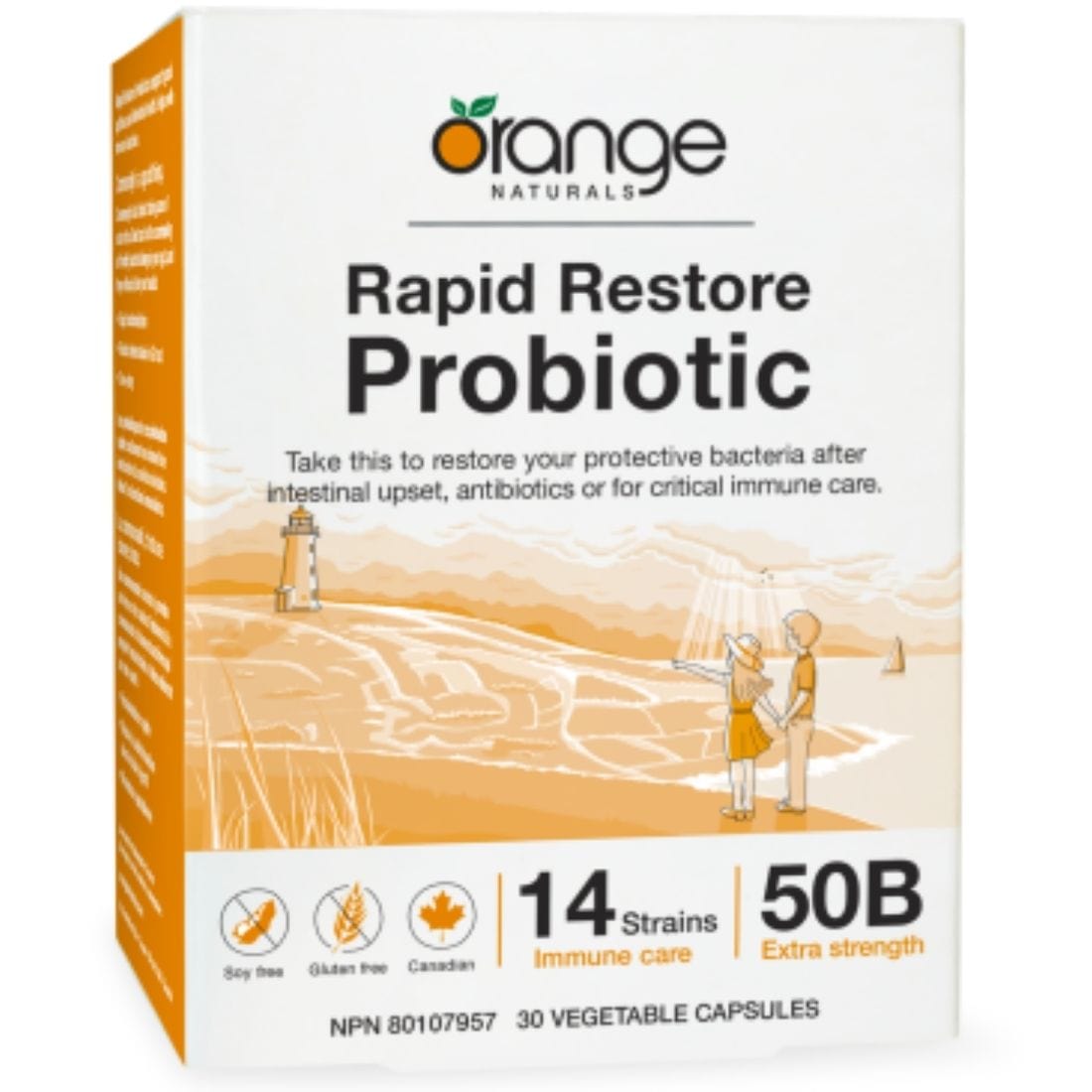 Orange Naturals Rapid Restore Probiotic 50B