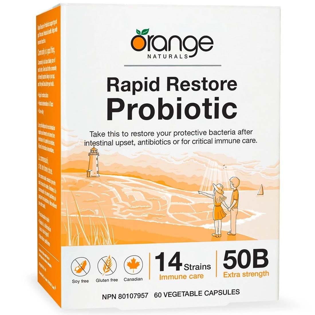 Orange Naturals Rapid Restore Probiotic 50B