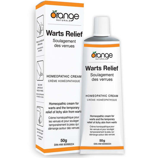 Orange Naturals Warts Relief Cream, 50g