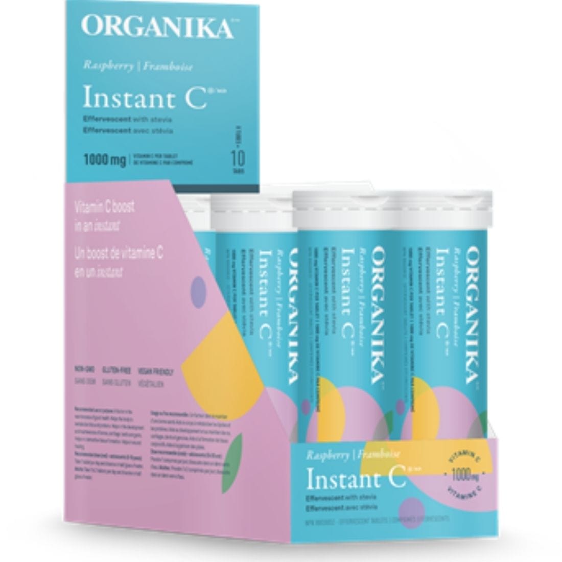 Organika Instant-C Effervescent Vitamin C 1000mg Tablets