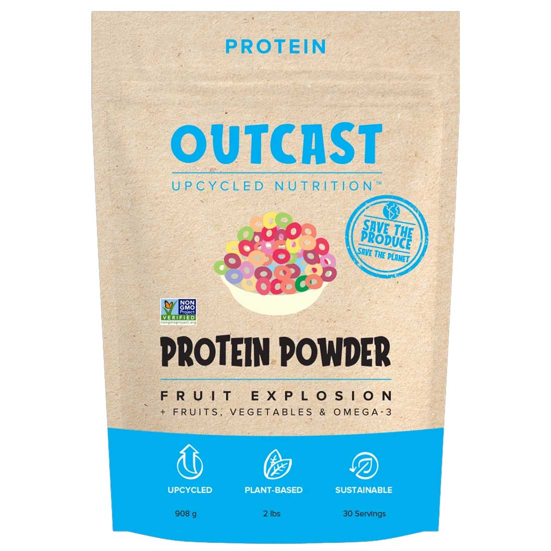 Outcast Plant Strong Protein, 2lb Bag
