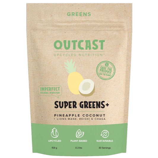 Outcast Super Greens+, 159g Bag
