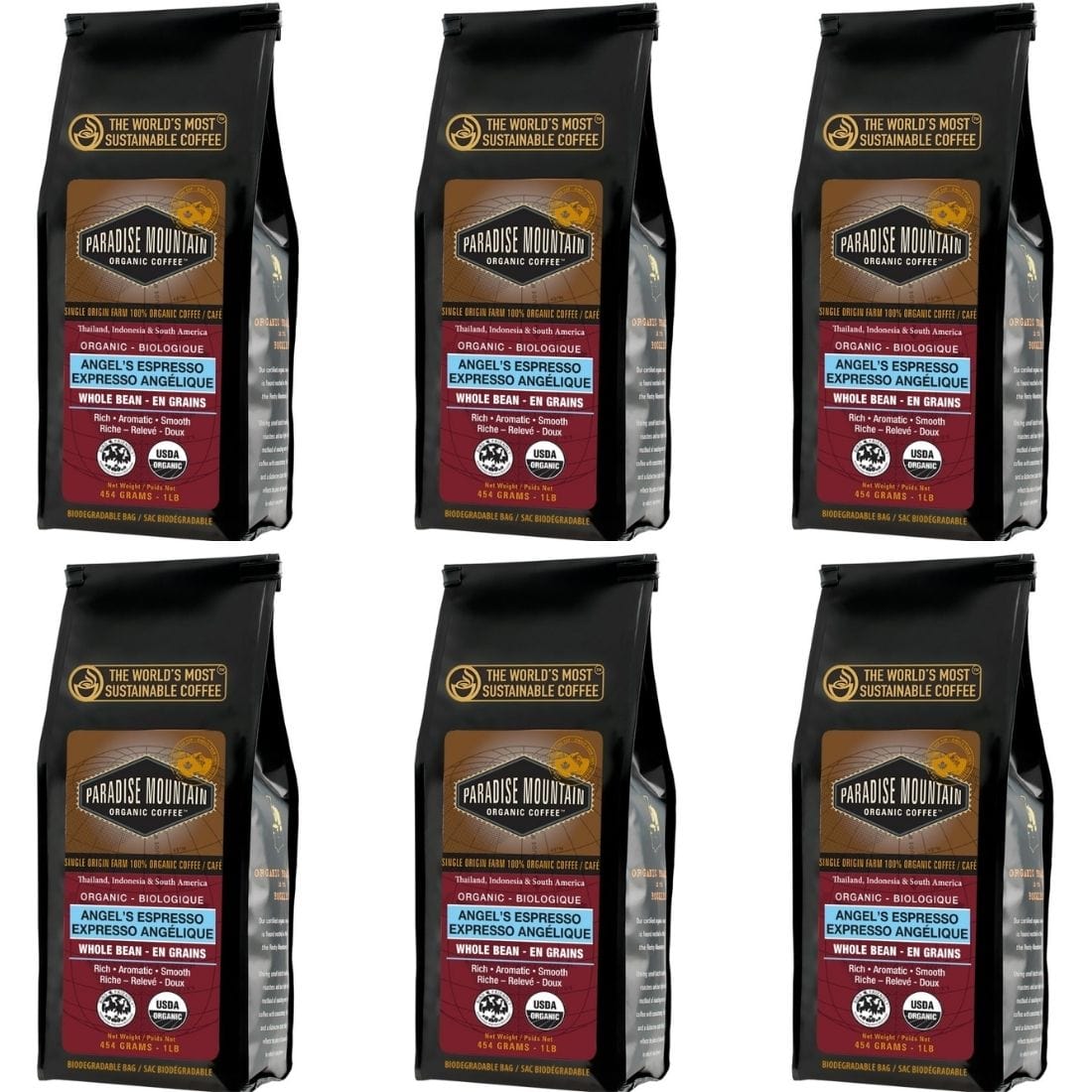 Paradise Mountain Organic Coffee Angels Espresso Blend