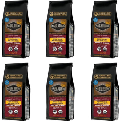 Paradise Mountain Organic Coffee Decaf Blend Whole Bean