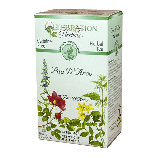 Celebration Herbals Pau D'Arco Inner Bark, 24 Tea Bags