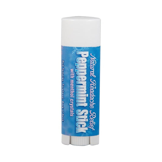Peppermint Stick, Natural Headache Relief Stick, Made with Essential Oils, 4.25g
