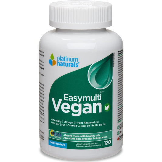 Platinum Naturals Easymulti Vegan (Optimized Absorption Vegan Multivitamin)