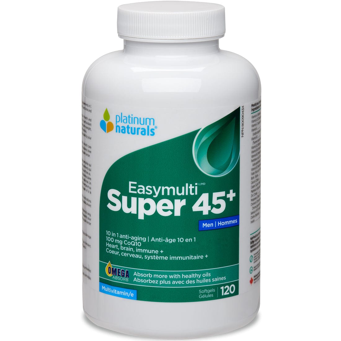 Platinum Naturals Multivitamin Super EasyMulti 45+ for Men