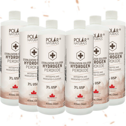 Polar Naturals 3% USP Hydrogen Peroxide, 500ml