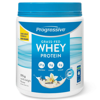 Progressive Grass Fed Whey Protein, 100% New Zealand Whey, Gluten Free Whey Protein Powder