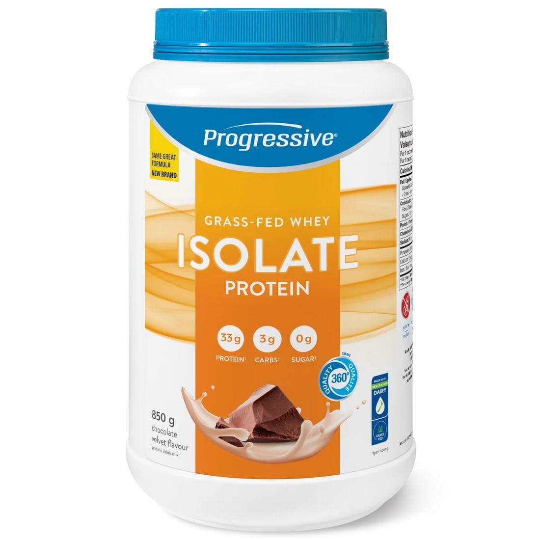 Progressive Grass Fed Whey Isolate (Formerly Precision All Natural Whey Isolate Protein), 100% New Zealand Whey