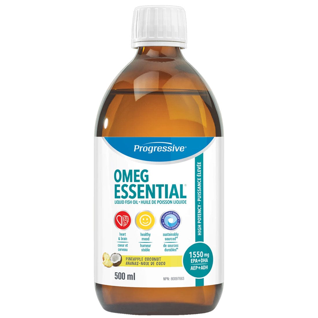 Progressive OmegEssential High Potency Fish Oil Liquid