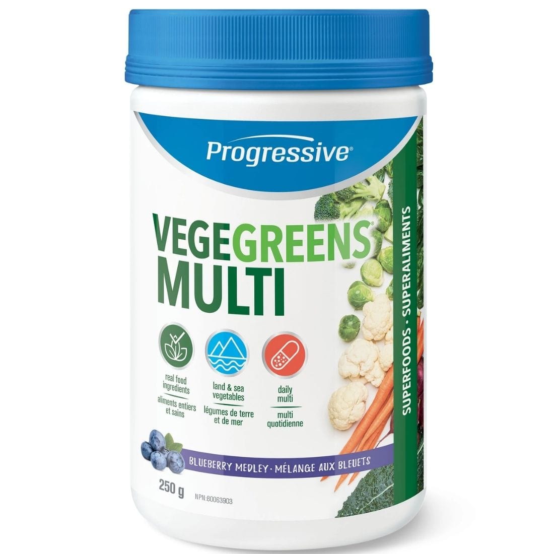 Progressive VegeGreens Multi (6-8 Servings of Fresh Vegetables + Multivitamin)
