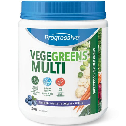 Progressive VegeGreens Multi (6-8 Servings of Fresh Vegetables + Multivitamin)