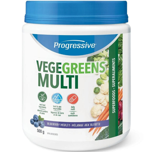 Progressive VegeGreens Multi (6-8 Servings of Fresh Vegetables + Multivitamin)