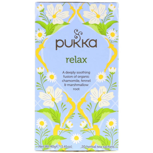 Pukka Organic Relax Tea, 20 Tea Sachets