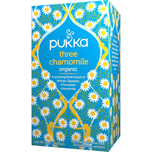 Pukka Organic Three Chamomile, 20 Tea Sachets