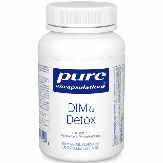 Pure Encapsulations DIM and Detox, 60 Vegetable Capsules
