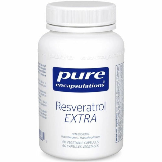 Pure Encapsulations Resveratrol Extra 100mg, 60 Capsules