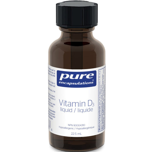 Pure Encapsulations Vitamin D3 1000IU (Hypoallergenic), 22.5ml / 750 Servings