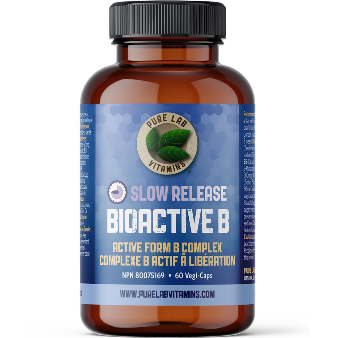 Pure Lab Vitamins Bioactive B Complex Slow Release – Vitamart.ca