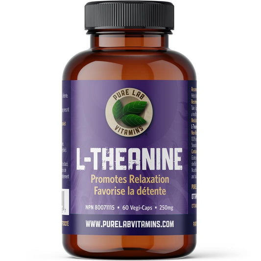 Pure Lab Vitamins L-Theanine 250mg, 60 Capsules
