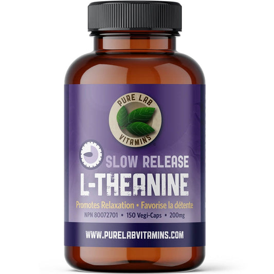 Pure Lab Vitamins L-Theanine 200mg Slow Release