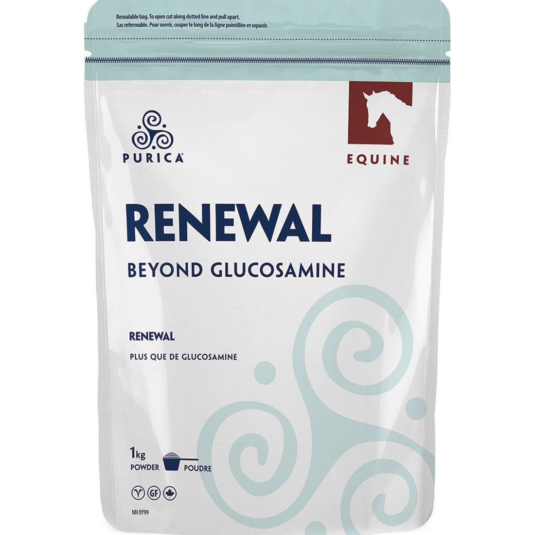 Purica Equine Renewal Glucosamine, MSM + More Powder