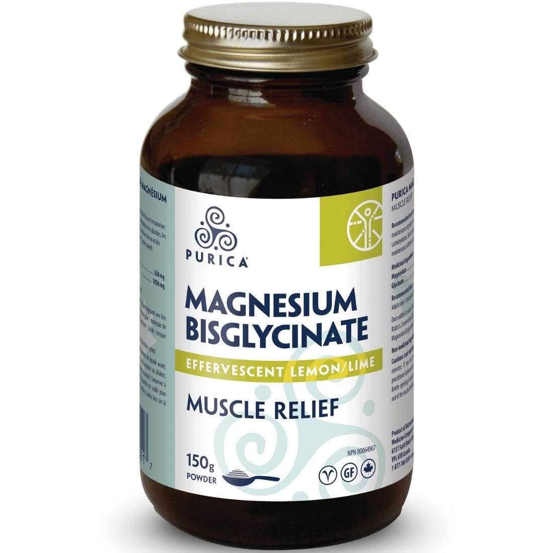 Purica Effervescent Magnesium Bisglycinate Powder