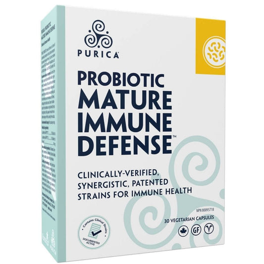 Purica Probiotic Mature Immune Defense, 30 Vegetarian Capsules