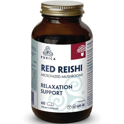 Purica Red Reishi 400mg, Relaxation, insomnia, anxiety and stress support