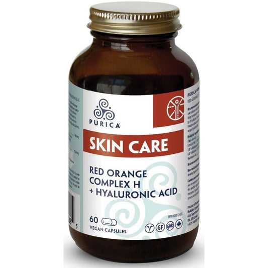 Purica Skin Care, Red Orange Complex H and Hyaluronic Acid, 60 Vegetable Capsules