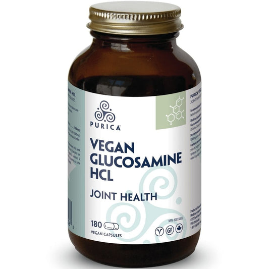 Purica Vegan Glucosamine 500mg (Plant Based), 180 Vegan Capsules