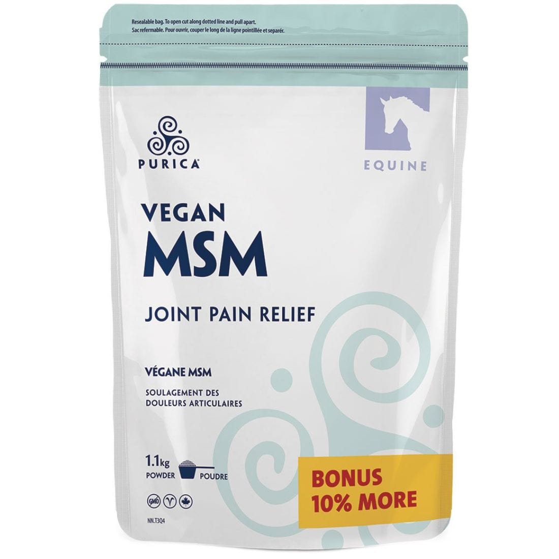 Purica Animal Vegan MSM Powder (Horses, Dogs, Cats & Small Animals)