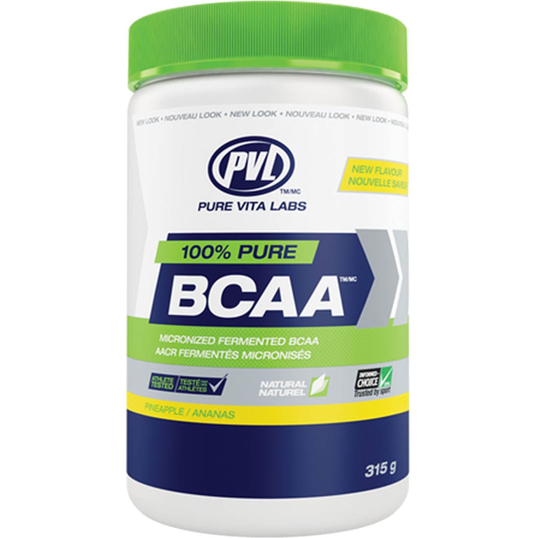 PVL 100% Natural BCAA Powder (Micronized and Fermented)
