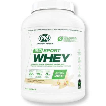 PVL 100% Natural Iso Sport Whey Isolate, Grass Fed