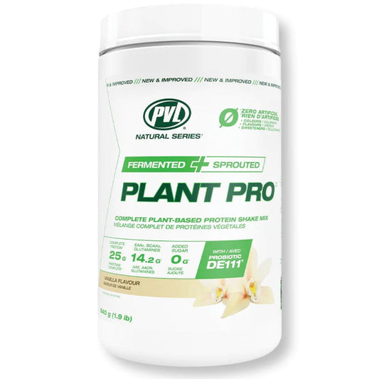 PVL Plant-Pro, Sprouted and Fermented Vegan Plant Based Protein Powder with Digestive Enzymes